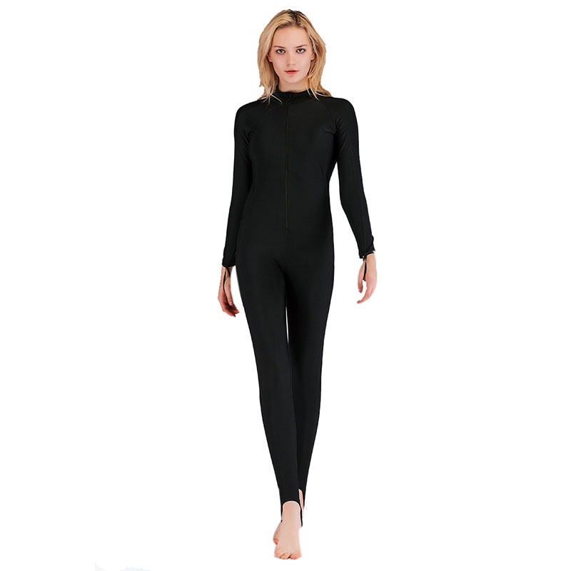 Womens Islamic Modest Swimsuit Onepiece Longsleeve Uv Sun Protection Surfing Swimwear Muslim Full Coverage Swimwear - 7