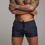 Swimwear Men Sexy Swimsuit Mens Swimming Shorts Briefs Beach Sports Suits Surf Board Swim Trunks - 3
