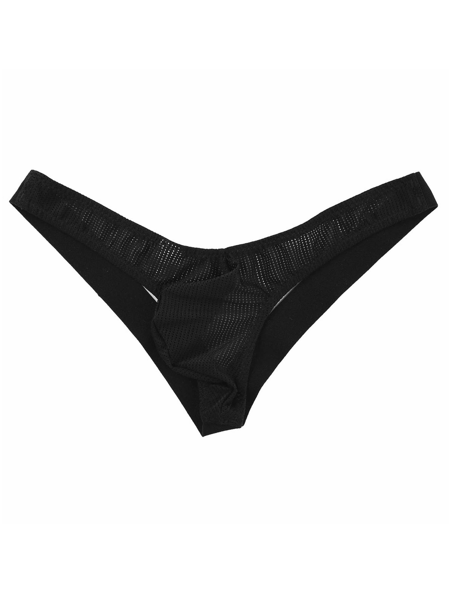 Mens Seethrough Open Back Gstring Thong Bikini Swimsuit Sexy Swimwear Underwear Comfortable Male Panties For Swimming - 12