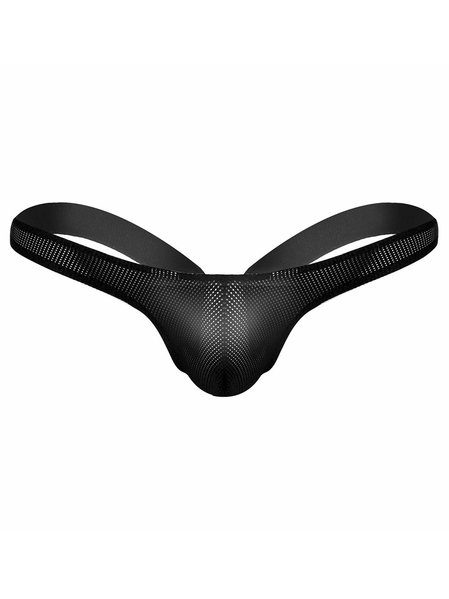 Mens Seethrough Open Back Gstring Thong Bikini Swimsuit Sexy Swimwear Underwear Comfortable Male Panties For Swimming - 10