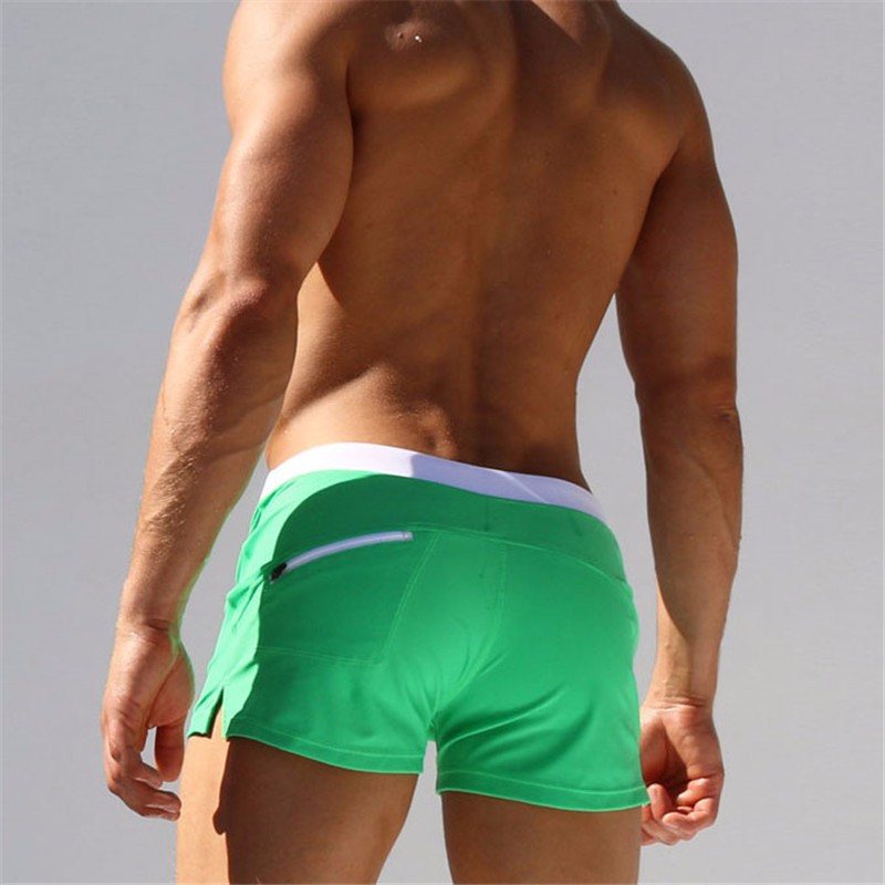 Mens Summer Swimwear Boys Swimsuit Swim Trunks Surfing Shorts Boxer Swim Suits Banadores Sungas Mayo - 12