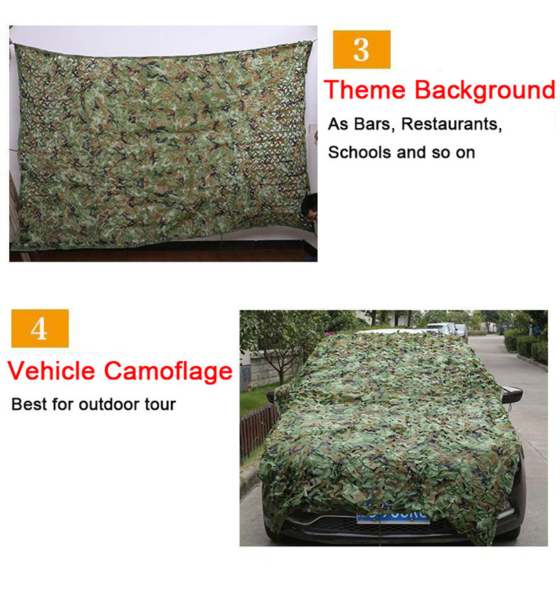 Outdoor Desert Digital Camo Netting For Hunting Camping Sun Shelter Car Cover Photography Tent - 1