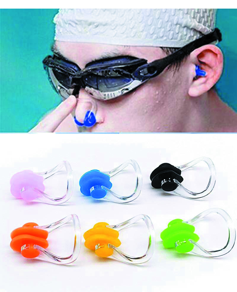 10piece Set Of Soft Silicone Nose Clips For Swimming Diving Surfing Reusable And Comfortable For Adults Children - 8