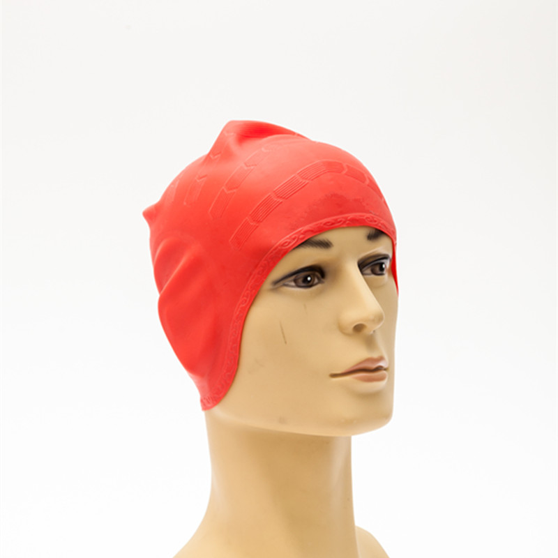 Large Size Silicone Swimming Caps For Adults Waterproof High Spandex Unisex Candy Colors - 13