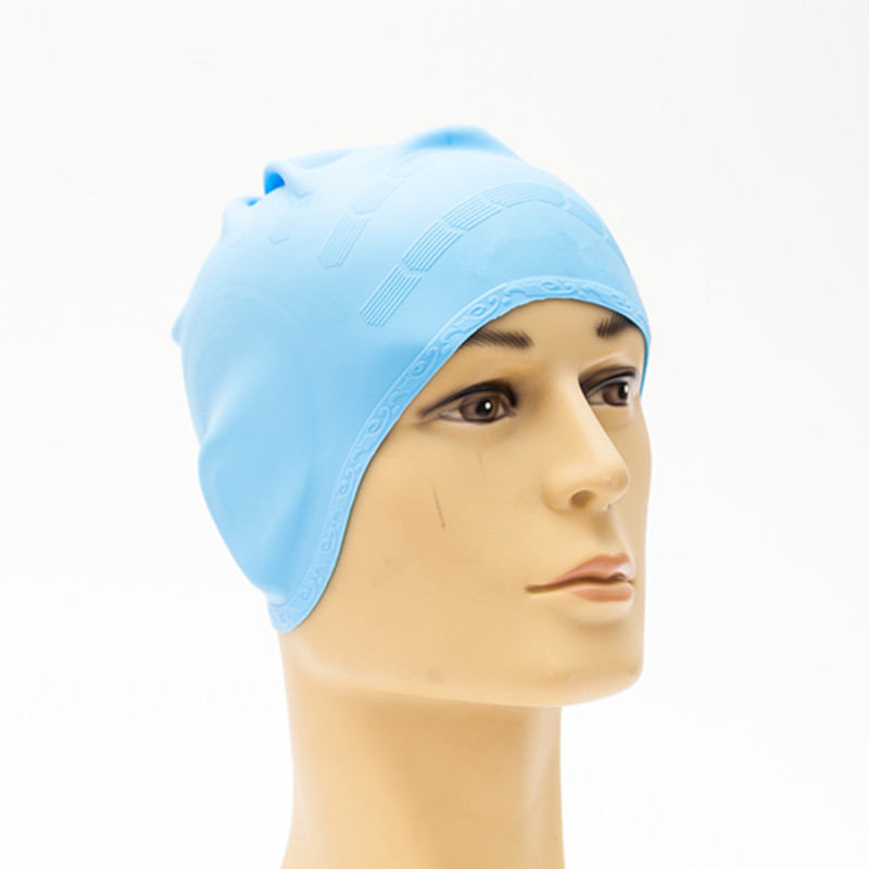 Large Size Silicone Swimming Caps For Adults Waterproof High Spandex Unisex Candy Colors - 9