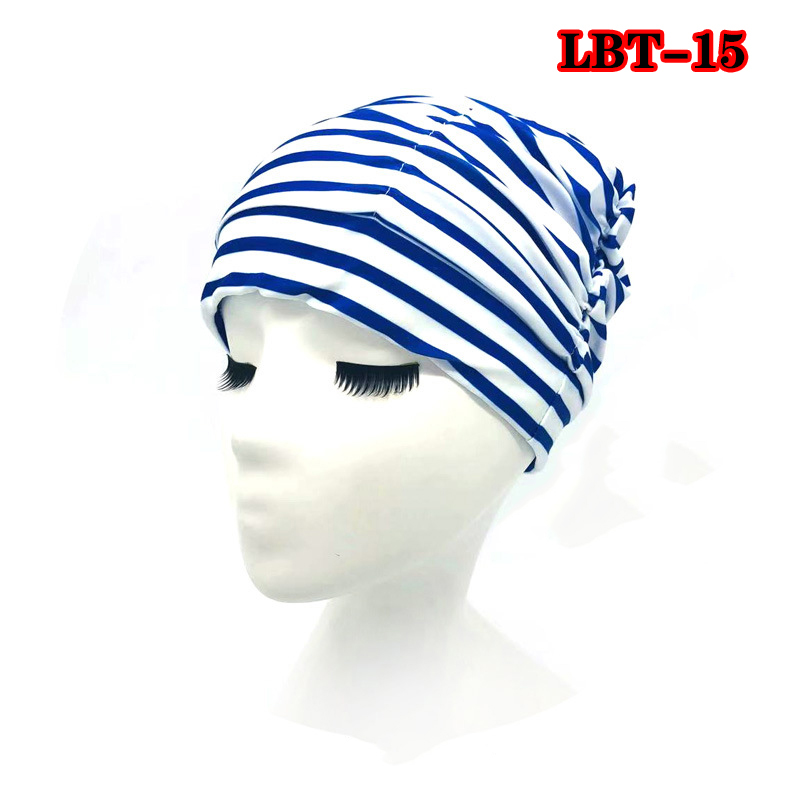 Womens Long Hair Swim Cap Durable Stretchable Solid Colored Bathing Cap For Outdoor Swimming Sports Seaside Activities - 24