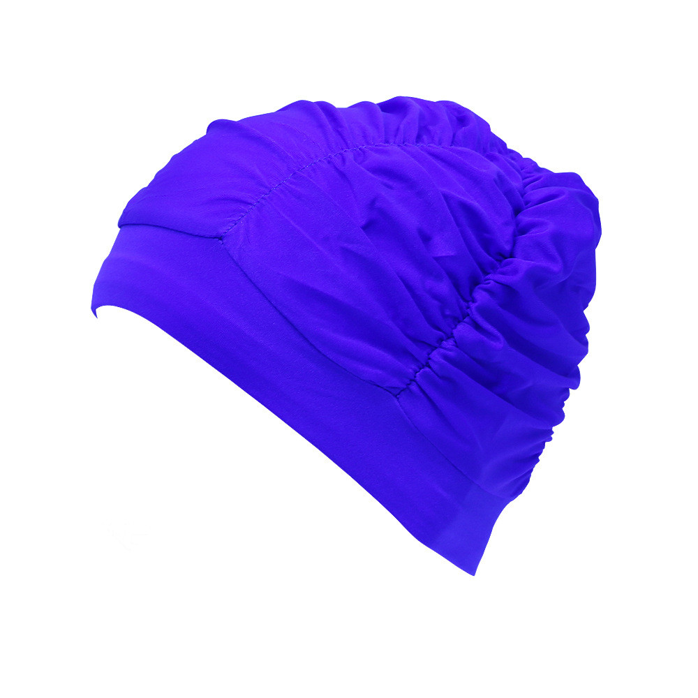 Unisex Swimming Cap For Long Hair Elastic Nylon Swim Pool Hat Ideal For Sports Water Activities - 5