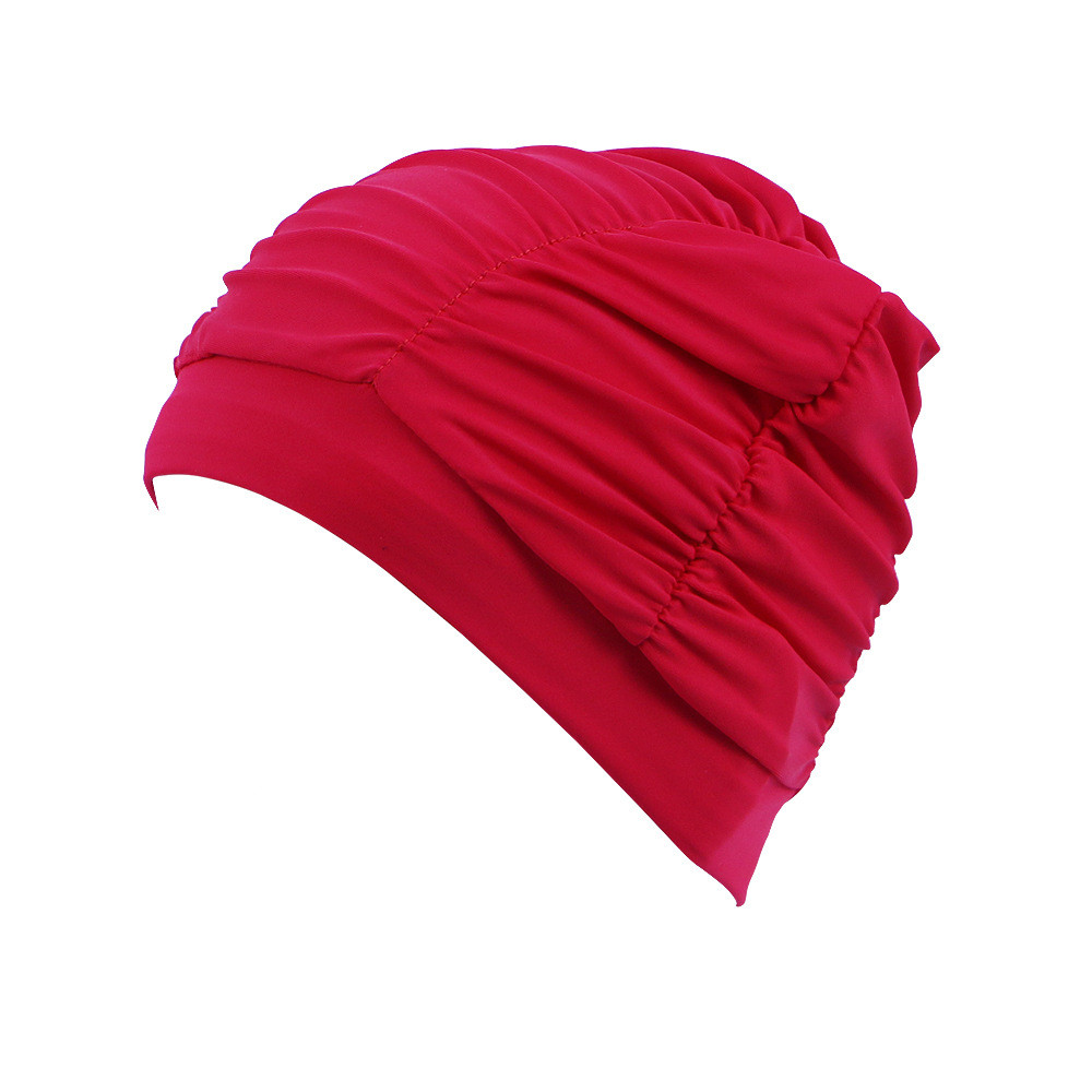 Unisex Swimming Cap For Long Hair Elastic Nylon Swim Pool Hat Ideal For Sports Water Activities - 4