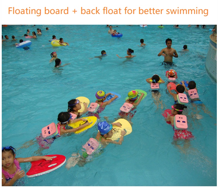 Adult Childrens Swimming Training Aid Lightweight Floating Kickboard Pool Training Back Float Board Tool - 1