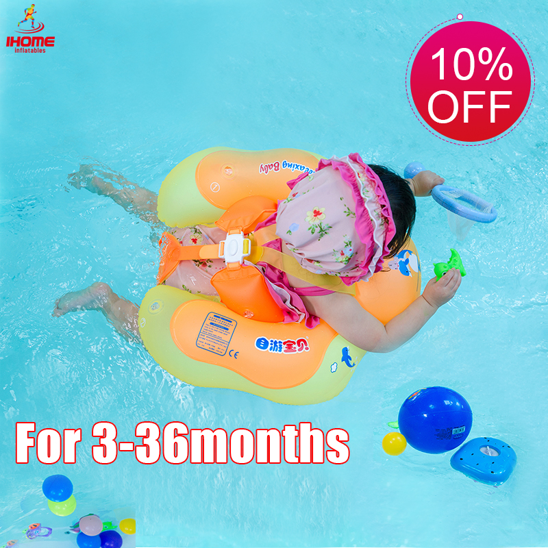 Inflatable Baby Swim Ring Kids Pool Float Infant Armpit Floating Bathing Accessory Water Toy Swimming Circle - 7