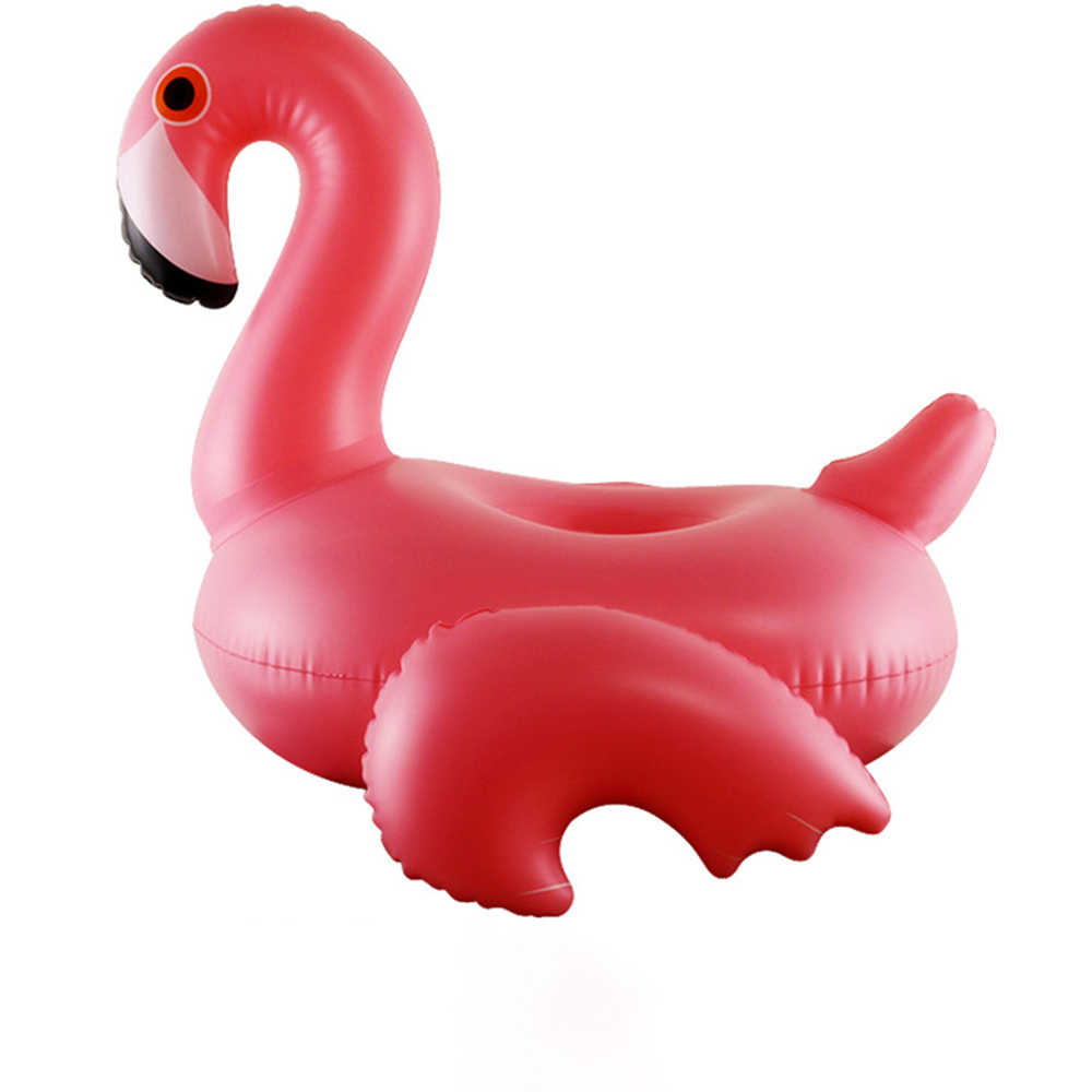 Inflatable Swan Flamingo Drink Holder Floating Pool Toy Water Coaster Air Mattress - 19