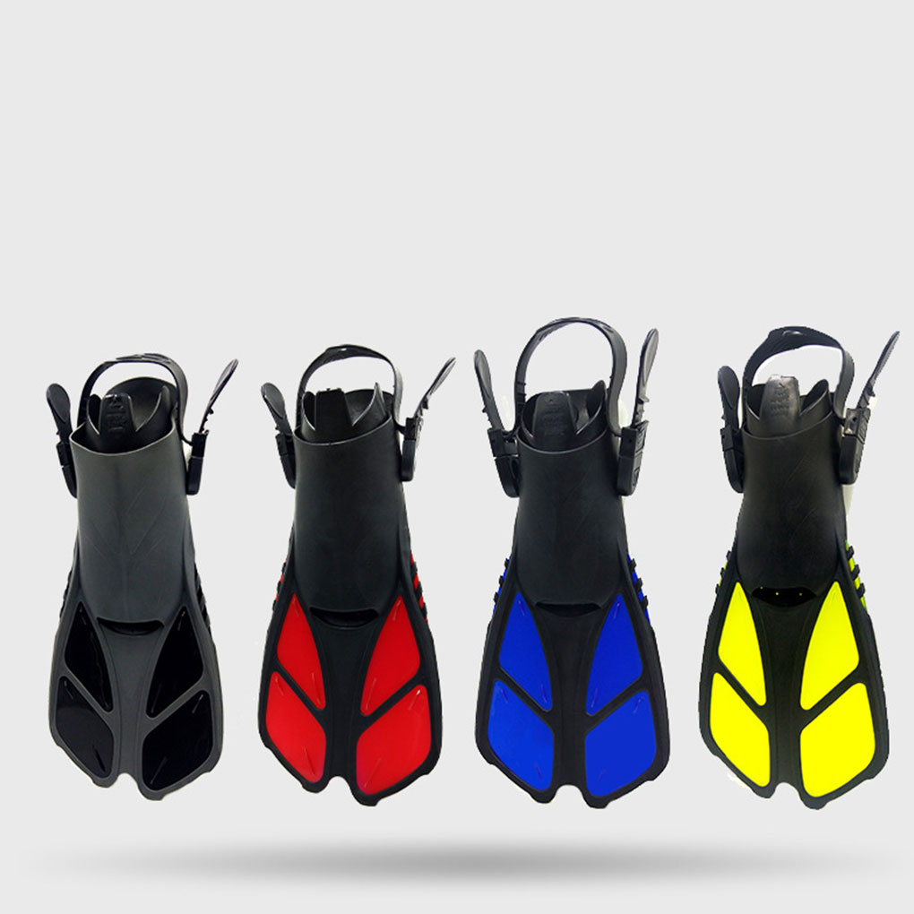 Professional Adjustable Snorkeling Swim Fins Supersoft Long Diving Flippers For Kids Adults Training - 21