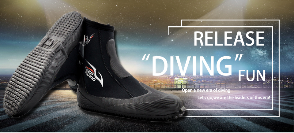 5mm Neoprene Scuba Diving Boots Warm High Upper Water Shoes Winter Coldproof Ideal For Spearfishing Vulcanization - 1