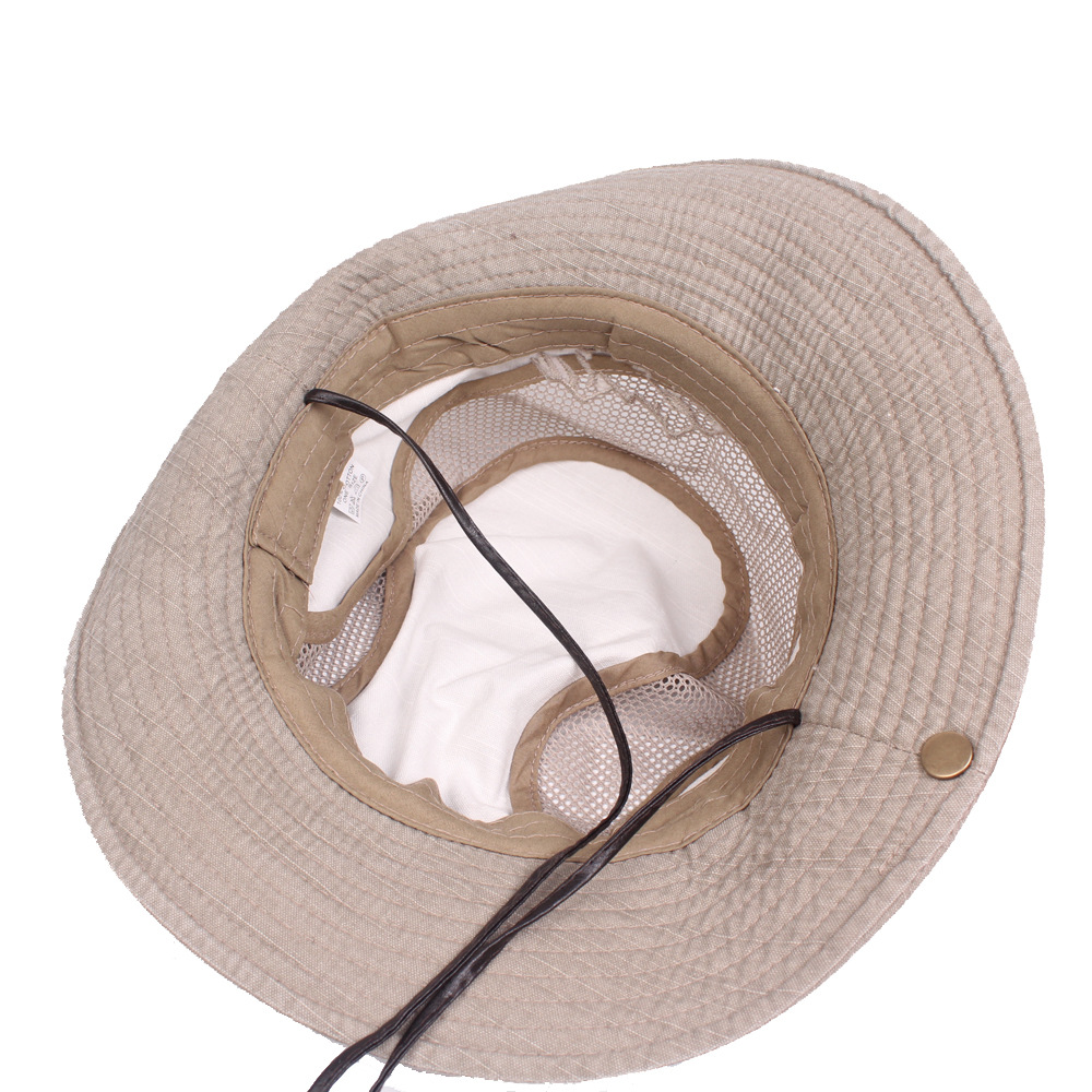 Unisex Breathable Cotton Fisherman Hat For Outdoor Fishing Summer Sun Protection Spring Casual Cap - 5