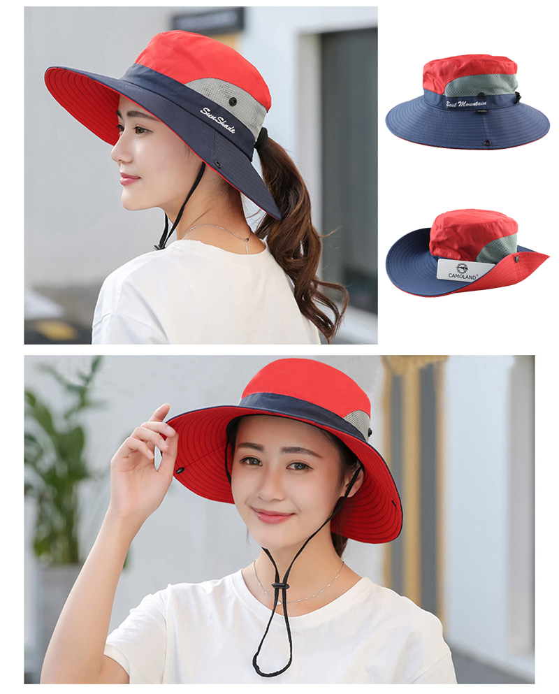 Unisex Uv Protection Waterproof Summer Fishing Hat With Wide Brim Upf 50 For Hiking And Outdoors - 3