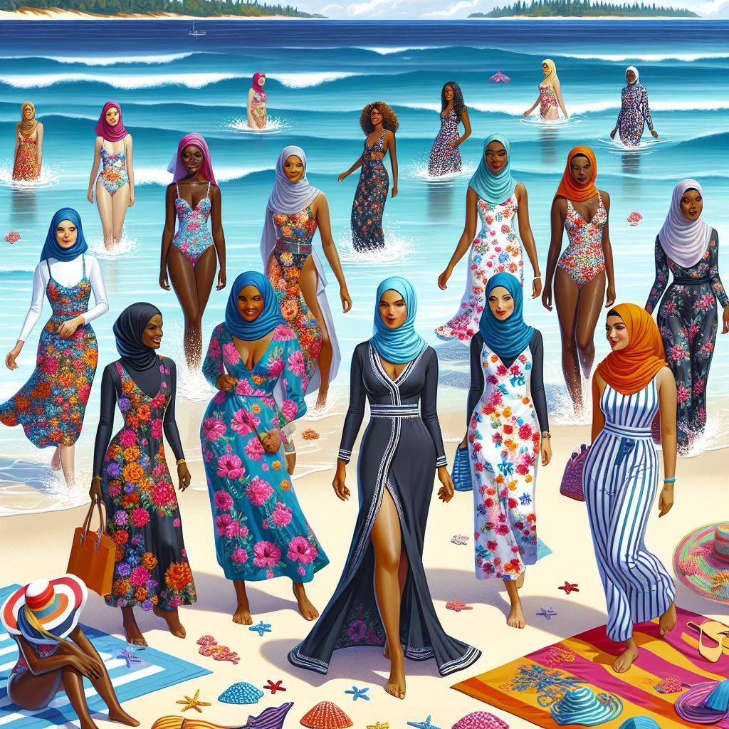 Exploring Modest Swimwear with Floral Pattern for Women: A Perfect Blend of Style and Comfort  