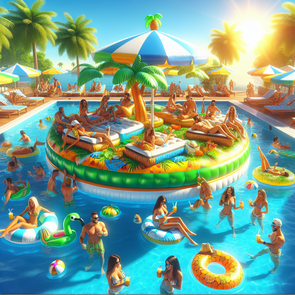 The Best Inflatable Island Float for Summer Pool Parties: A Must-Have Accessory  