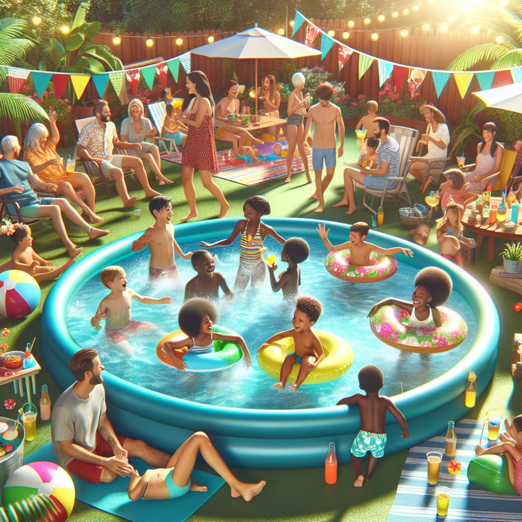 Creating Memorable Family Gatherings with a Large Inflatable Swimming Pool  