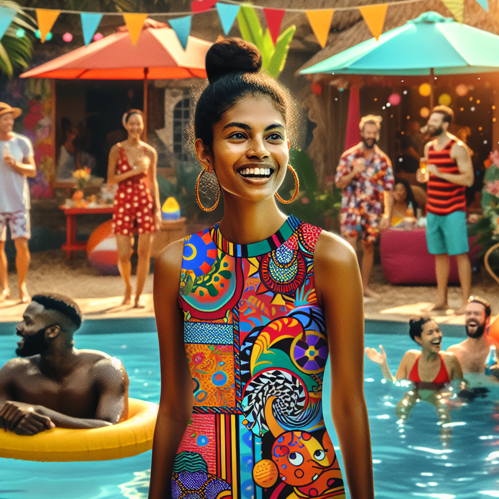Comfort Meets Style: The Benefits of a Comfortable 3D Cartoon Pattern Monokini for Pool Parties  