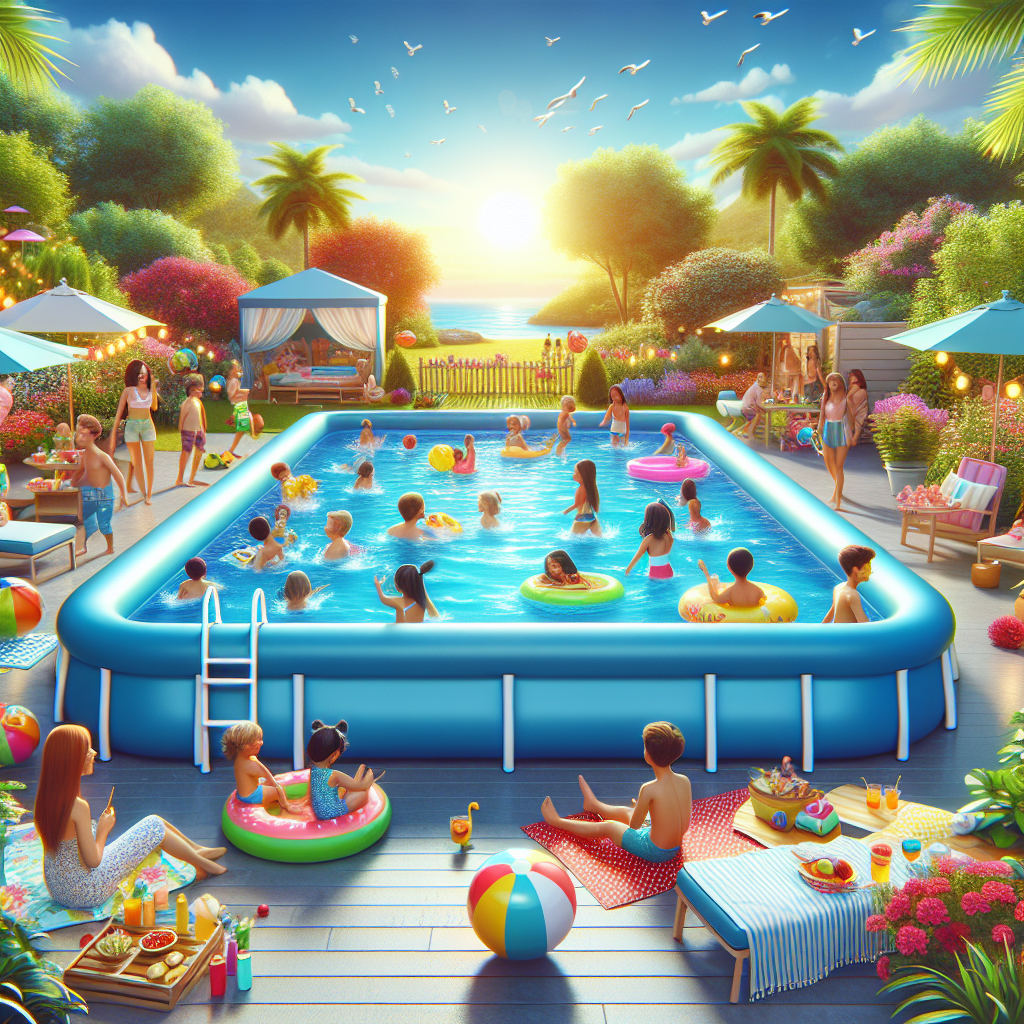 Exploring the Best Inflatable Swimming Pools for Families with Children and Adults