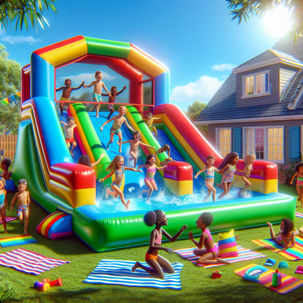Discover the Best Inflatable Water Slide Play Centers for Summer Backyard Fun  