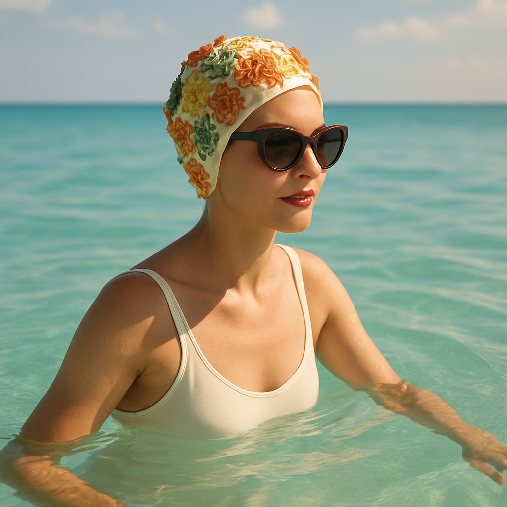 Embrace Elegance with a Vintage Floral Swim Cap for Women  