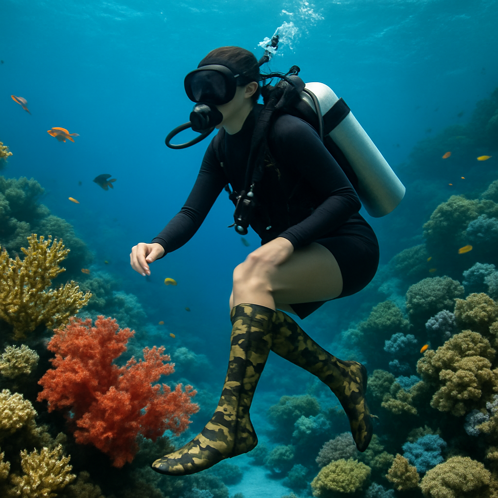 Enhancing Your Diving Experience with the Best Neoprene Camouflage Diving Socks for Scuba Diving