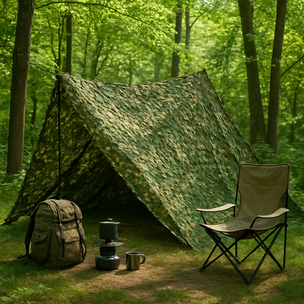 Creative Uses of Camouflage Nets in Camping and Tactical Scenarios