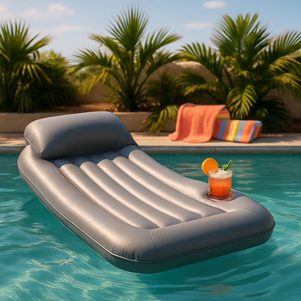 Unwind in Style with a Comfortable Adult Inflatable Pool Float with Built-in Pillow Unwind in Style with a Comfortable Adult Inflatable Pool Float with Built-in Pillow